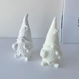 Christmas Candle Mold Santa Gnome Silicone Soap Mould