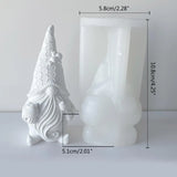 Christmas Candle Mold Santa Gnome Silicone Soap Mould