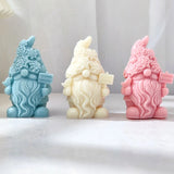 Christmas Candle Mold Santa Claus Gnome Silicone Soap Mould