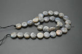 Labradorite Flat Round Coin Stone Loose Beads 10mm 12mm 14mm