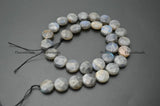 Labradorite Flat Round Coin Stone Loose Beads 10mm 12mm 14mm