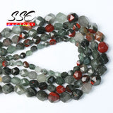 African Blood Jasper Beads Natural Stone Round Spacer Beads 6 8 10mm