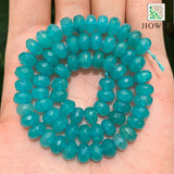 Faceted Amazonite Rondelle Beads 8mm