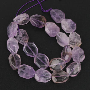 Faceted Amethysts Quartz Slice Slab Charms Bead Pendant Necklace