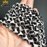 Tibetan Mystical Old Agate Beads Loose Stone Beads 15'' Strand