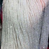 Faceted Light Moonstone Beads Natural Gem Stone DIY Jewelry Making