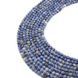 Faceted Round Stone Beads 6mm for Jewelry Making