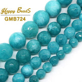 Chalcedony Jades Beads Round Loose Stone Spacer Beads 6/8/10/12mm