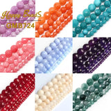 Chalcedony Jades Beads Round Loose Stone Spacer Beads 6/8/10/12mm