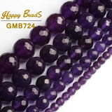 Chalcedony Jades Beads Round Loose Stone Spacer Beads 6/8/10/12mm