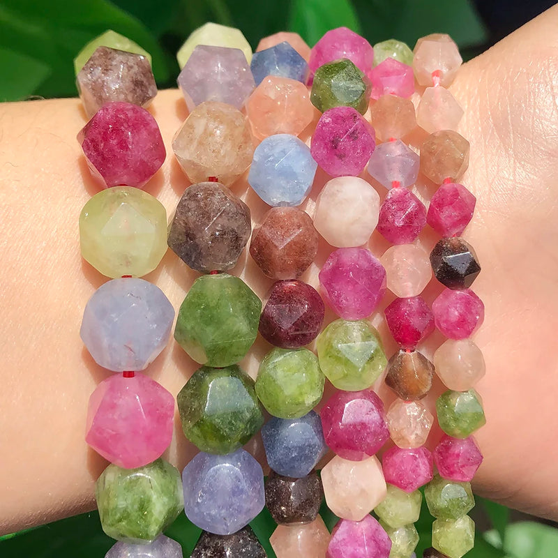 Colorful Tourmaline Spacer Beads 6/8/10mm