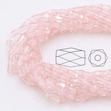 Crystal Columnar Beads 2X4/3X6MM Glass Beads