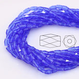 Crystal Columnar Beads 2X4/3X6MM Glass Beads