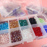 Czech Crystal Bead Kit 3 4 6mm Glass Loose Space Beads for Jewelry Set