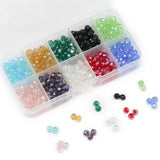 Czech Crystal Bead Kit 3 4 6mm Glass Loose Space Beads for Jewelry Set