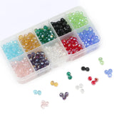Czech Crystal Bead Kit 3 4 6mm Glass Loose Space Beads for Jewelry Set