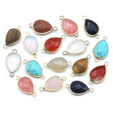 Faceted Gemstone Charms Chakra Reiki Healing Crystal Pendants