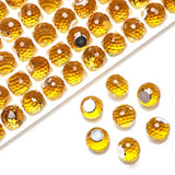 Red Faceted Glass Round Beads 6/8/10/12mm