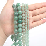 Green Aventurine Natural Stone Beads Round Loose Spacer Beads 4-12MM