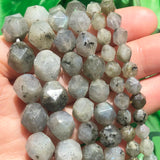 Grey Labradorite Stone Beads Loose Spacer Beads 6 8 10mm