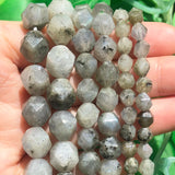 Grey Labradorite Stone Beads Loose Spacer Beads 6 8 10mm