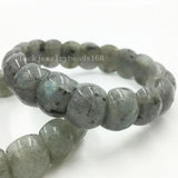 Faceted Tiger's Eye Labradorite Goldstone Bracelet