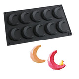 Moon Pendant Silicone Mold Chocolate Wax Diamond Resin Casting Tools