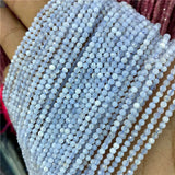 Faceted 2-3mm Zircon Quartz Amethyst Ruby Agate Seed Beads for Jewelry Making