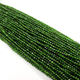 Green Diopside Small Seed Beads 2/3/4/5MM Loose Round Beads