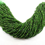 Green Diopside Small Seed Beads 2/3/4/5MM Loose Round Beads