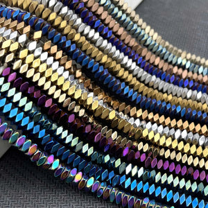 Natural Hematite Spacer Beads 6mm Round Stone Beads for Jewelry Making