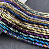 Natural Hematite Spacer Beads 6mm Round Stone Beads for Jewelry Making