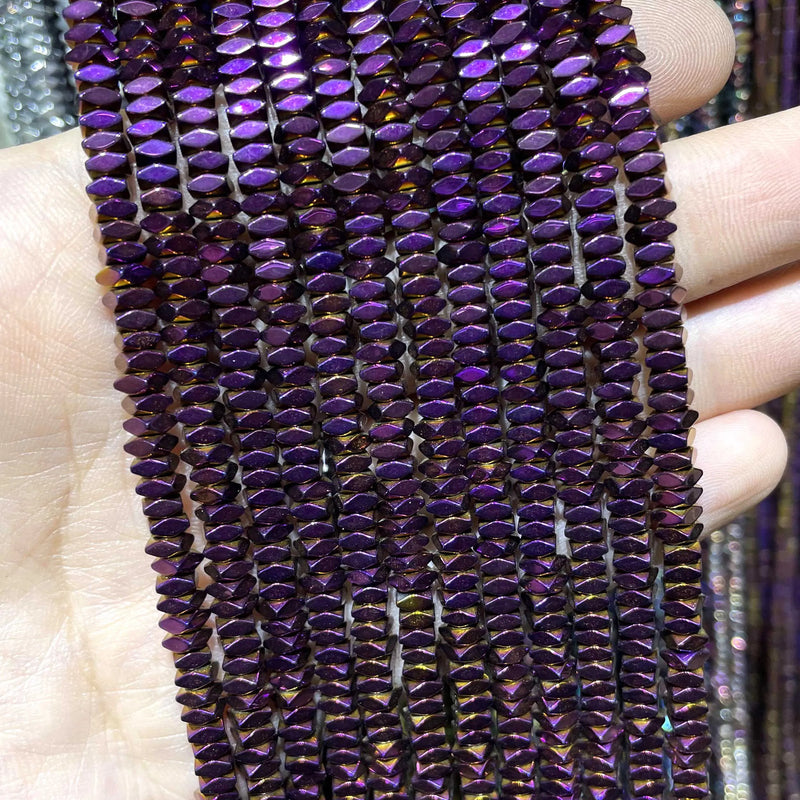 Natural Hematite Spacer Beads 6mm Round Stone Beads for Jewelry Making