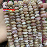 Pink Opal Stone Beads Irregular Cut Loose Spacer Beads for Jewelry Making