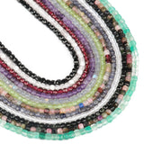 3mm Natural Stone Beads Moonstone Mauve Jade Garnet DIY Jewelry