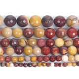 Faceted Mookaite Stone Beads Round 4-12MM