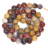Faceted Mookaite Stone Beads Round 4-12MM