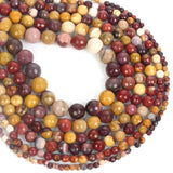 Faceted Mookaite Stone Beads Round 4-12MM