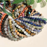 Faceted Opal Tourmaline Turquoises Waist Seed Beads 2mm 3mm