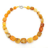 Orange Stripes Agates Stone Loose Beads for Jewelry Making