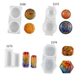 Faceted Orgonite Resin Pendant Mold Crystals Stones Orgone Silicone Resin Mold