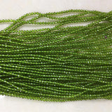 Faceted Peridot Clear Natural Stone 2MM Gemstone Undyed Strawberry Quartz