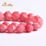 Pink Rhodonite Faceted Beads 6 8 10mm
