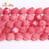 Pink Rhodonite Faceted Beads 6 8 10mm