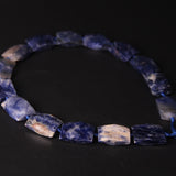 Faceted Rectangle Sodalite Nugget Loose Beads for Jewelry Making