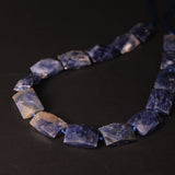 Faceted Rectangle Sodalite Nugget Loose Beads for Jewelry Making