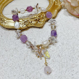 Faceted Rhombus Crystal Bracelet Sweet Candy Baroque