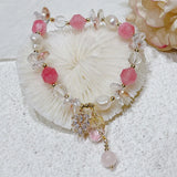 Faceted Rhombus Crystal Bracelet Sweet Candy Baroque