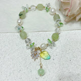 Faceted Rhombus Crystal Bracelet Sweet Candy Baroque