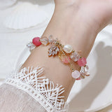 Faceted Rhombus Crystal Bracelet Sweet Candy Baroque